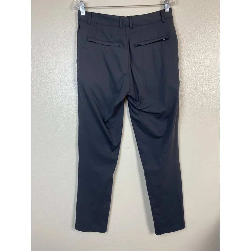 Twillory Mens Tailored Fit Performance Pants 30x32‎ Gray Stretch Golf Neutral